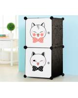 BL5026 Adorable Cat Cabinet White