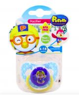 BP-408 PORORO PRINTED PACIFIER-ORTHONDONTIC BLUE