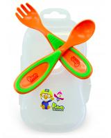 BP-410 PORORO CUTLERY SET ORANGE