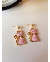 KR-066 Cute Earring Pink