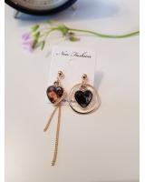 KR-074 Elegant Earring Black