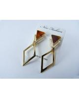 KR-106 Stylish Earring Brown