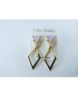 KR-106 Stylish Earring Purple