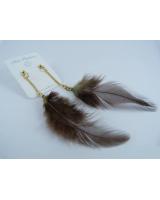 KR-107 Trendy Earring Brown