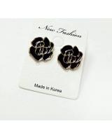 KR-124 Fashion Earring Black