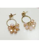 KR-126 Trendy Earring Pink