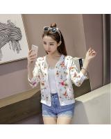 GW2237 Lovely Floral Cardigan White