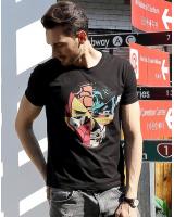 FR017 Men's Casual Top Black