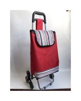 MK033 Fordable Trolley Bag Red