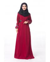 JW5033 Fashion Jubah Maroon