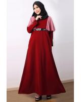 JW5036 Fashion Jubah Maroon