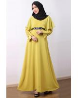 JW5036 Fashion Jubah Mustard