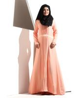 JW5041 Trendy Jubah Peach