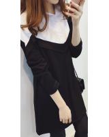 JW5058 Trendy Top Black