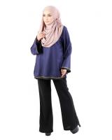 QA-488 Lovely Muslimah Blouse Blue