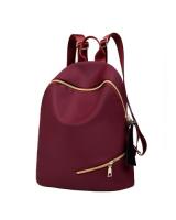 KW80387 Casual Backpack Wine Red