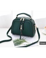 QA-497 Women's Zippers Handbag Green