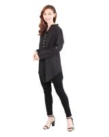 QA-513 Women's Casual Blouse Black