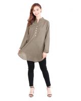 QA-513 Women's Casual Blouse Coffee