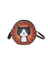 KW80458 CUTE ANIMAL SLING BAG CAT