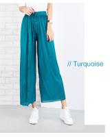 QA-641 LADIES CASUAL PANTS TURQUOISE