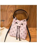 KW80584 STAR BUCKET BAG PINK