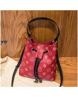 KW80584 STAR BUCKET BAG RED