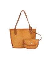 KW80608 2 IN 1 WOMEN'S BAG BROWN