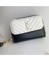 KW80668 WOMEN'S PURSE BLACK WHITE