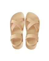 KW80681 TRENDY LADIES SANDAL KHAKI