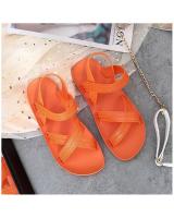 KW80681 TRENDY LADIES SANDAL ORANGE