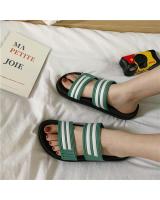 KW80708 STRIPES SANDALS GREEN