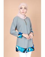 QA-733 MODERN BLOUSE GREY