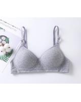 QA-744 NON WIRE BRA GREY