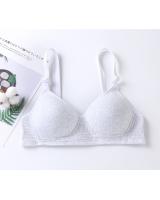 QA-744 NON WIRE BRA WHITE