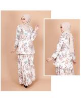 QA-765 TROPICAL PRINTED SET WEAR WHITE