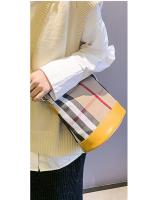 KW80734 CHECKER FASHION BAG YELLOW