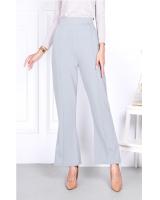 QA-818 BOOTCUT PANTS LIGHT GREY