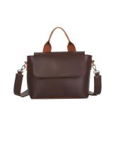 KW80891 Women's Top Handle Handbag Dark Brown
