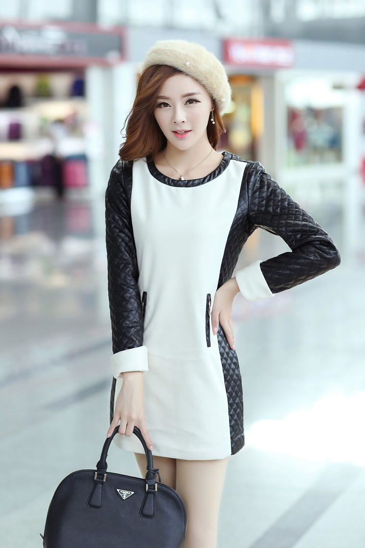 WD9932 Korea Fashion Dress As Picture