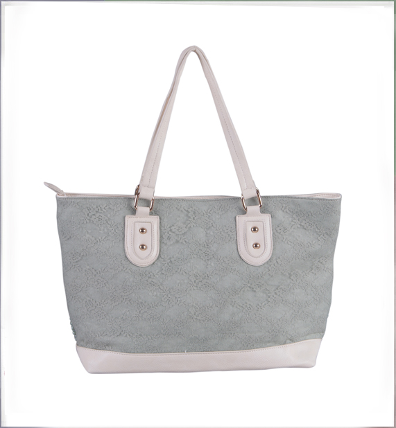 WB3065 Elegant Beads Lace Bag Grey