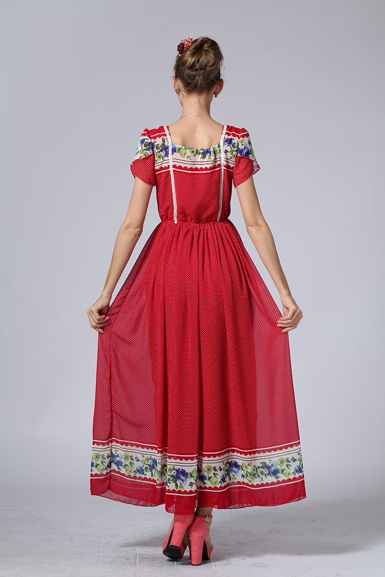 WD4477 Elegant Dress Red