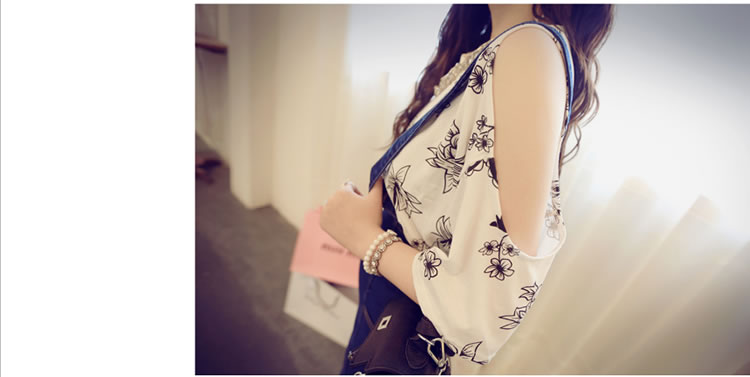 WT4783 Korea Fashion Top White