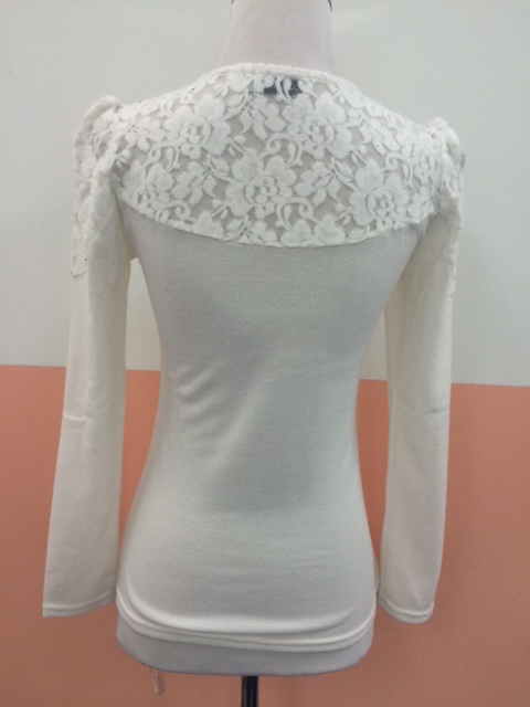 WT5417 Elegant Fashion Top White