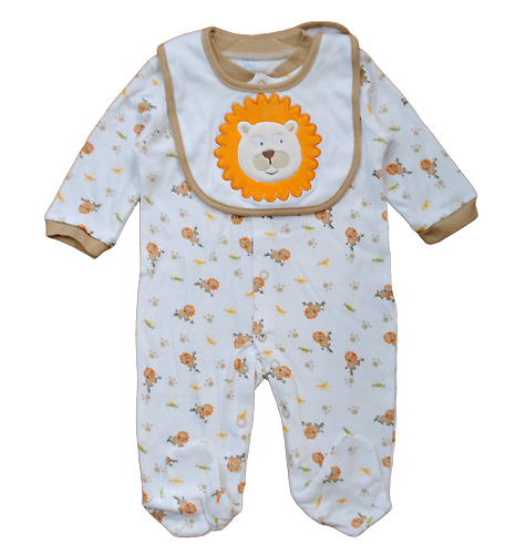 WB1022 Cute Baby Romper Lion