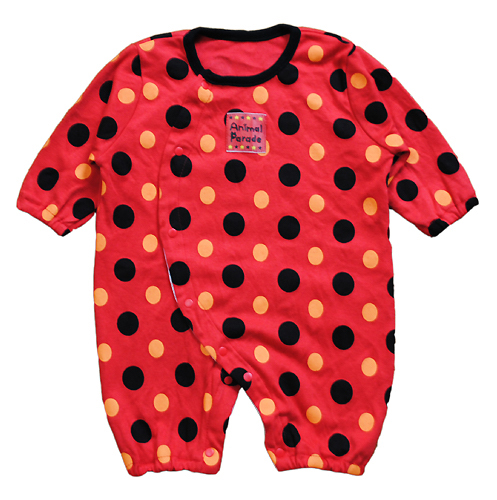 WB1024 Cute Baby Romper Red