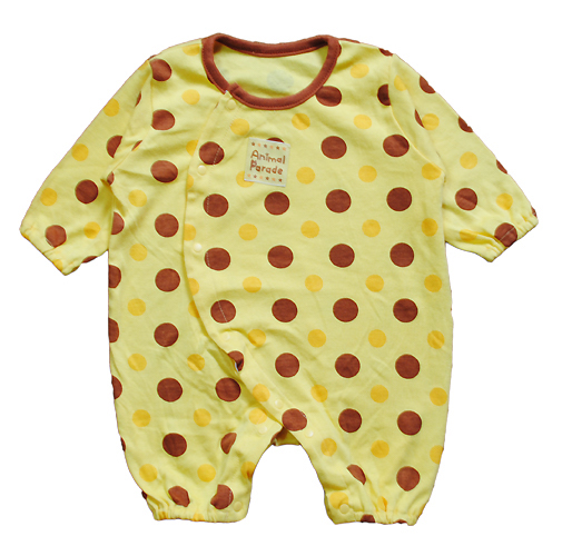 WB1024 Cute Baby Romper Yellow