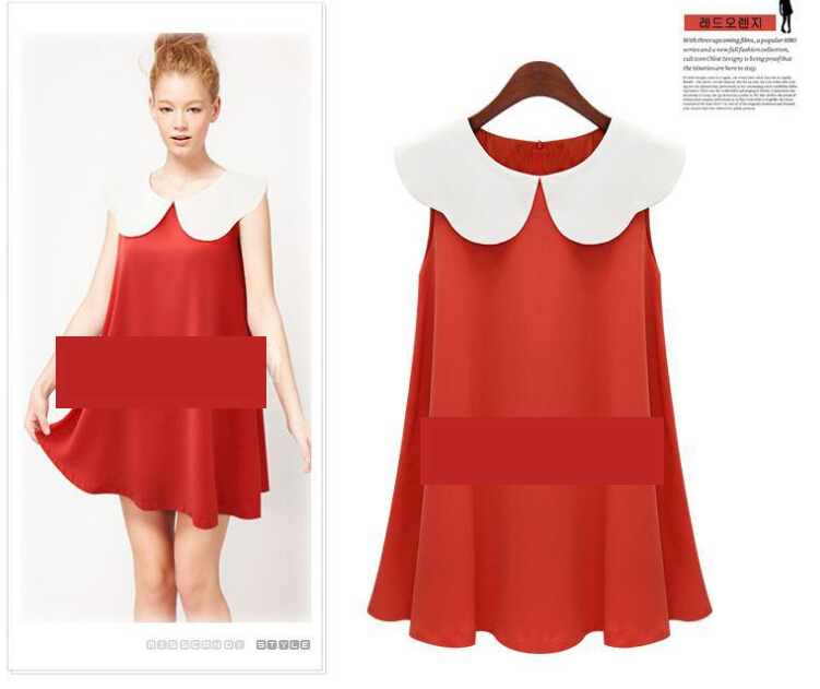 WD5677 Europe Fashion Dress Red