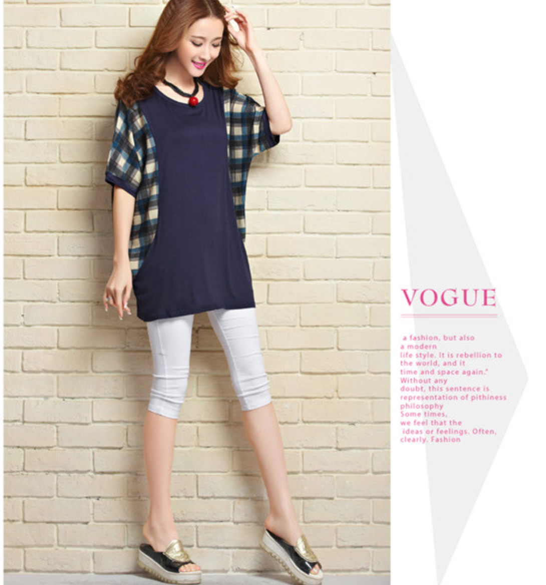 WT5701 Korea Fashion Top Blue