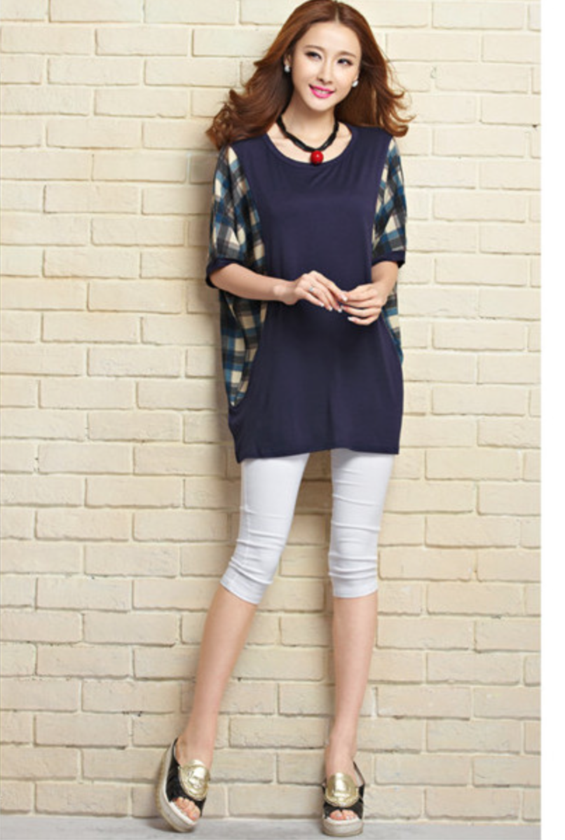 WT5701 Korea Fashion Top Blue